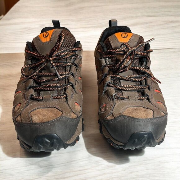 MERRELL Dark Earth Performance Footwear Mens 9 Select Dry Vibram Hiking Walking - Picture 2 of 5